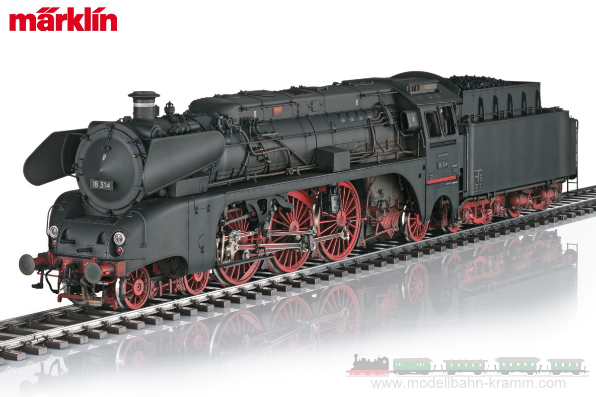 Märklin 55178, EAN 2000076008663: 1 Spur Sound Dampflokomotive Baureihe 18 DR, gealtert