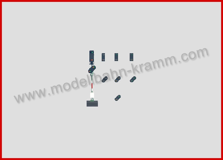 Märklin 76497, EAN 4001883764979: H0 Licht Einfahrsignal+Vorsignal