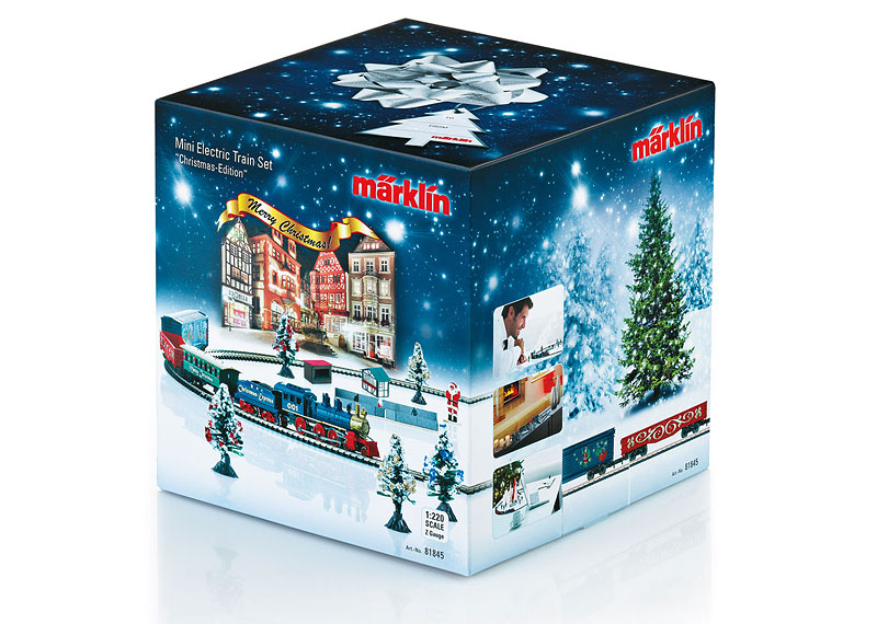 Märklin 81845, EAN 4001883818450: Z Weihnachts-Startpackung, Dampfgüterzug mit Gleisoval