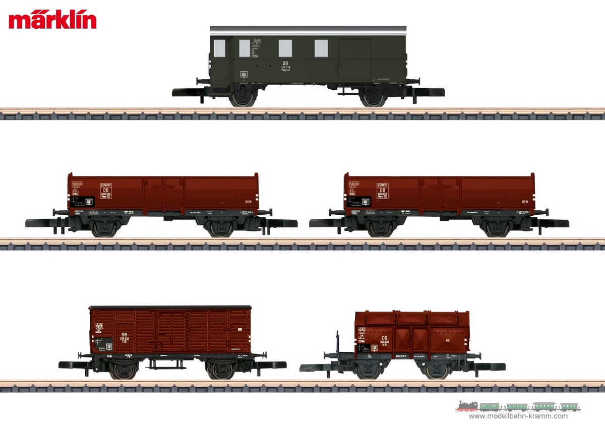 Märklin 86070, EAN 4001883860701: DB Freight Car Set