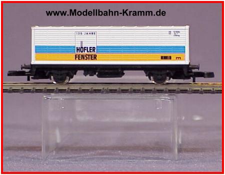 Container car 125 Jahre Hoefler Fenster, based on