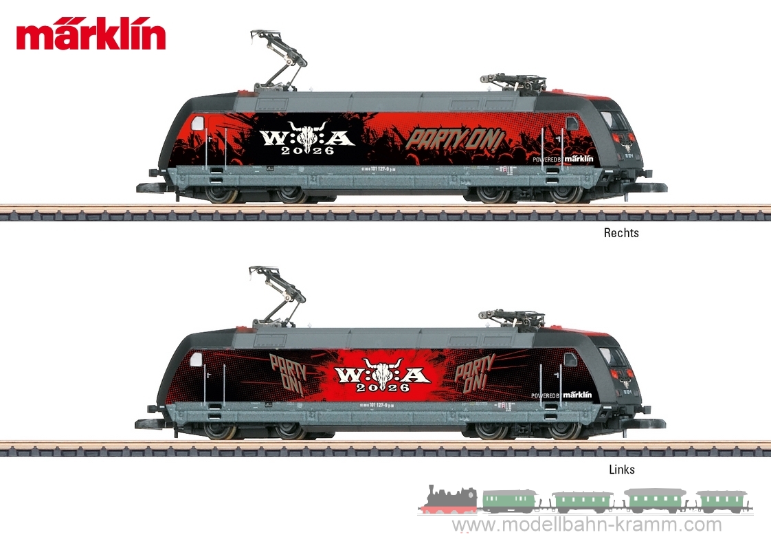 Märklin 88666, EAN 4001883886664: Z analog E-Lok BR 101 WOA 2026