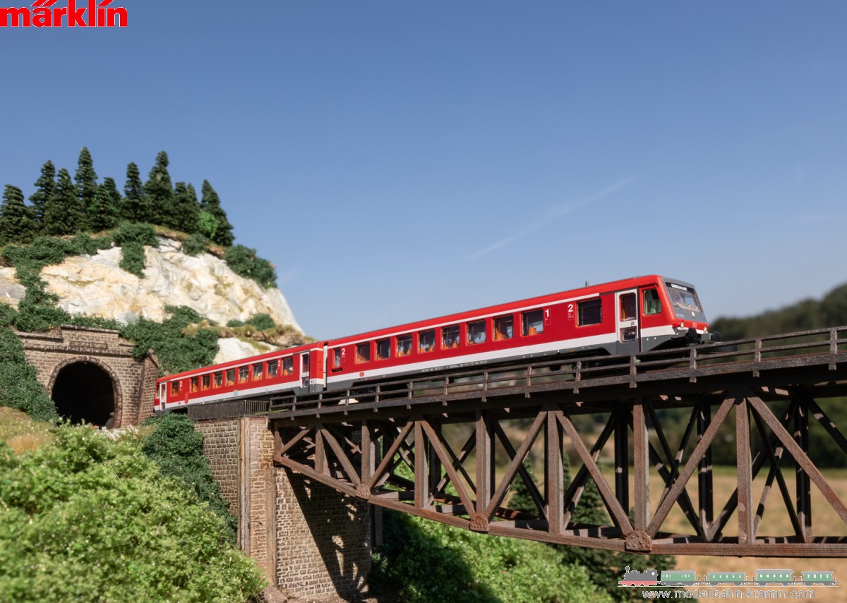 Märklin 88700, EAN 4001883887005: Z Dieseltriebwagen BR 628.2 mit Steuerwagen BR 928.2 DB AG