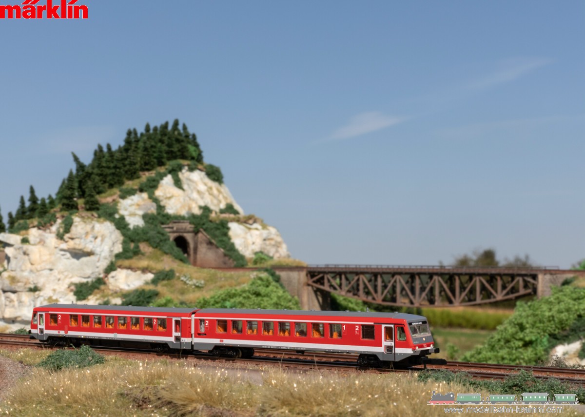 Märklin 88700, EAN 4001883887005: Z Dieseltriebwagen BR 628.2 mit Steuerwagen BR 928.2 DB AG