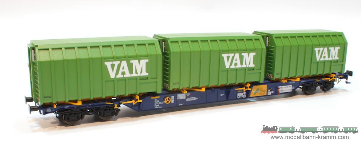 Model Trein Express 1002, EAN 2000075302533: H0 Containertragwagen VAM