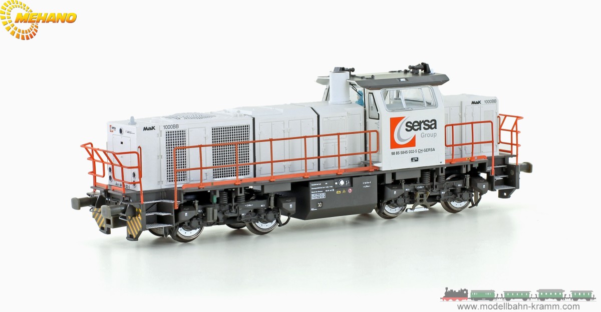 Mehano 90554, EAN 3838622272164: H0 DC analog Diesellok Vossloh G1000 Sersa