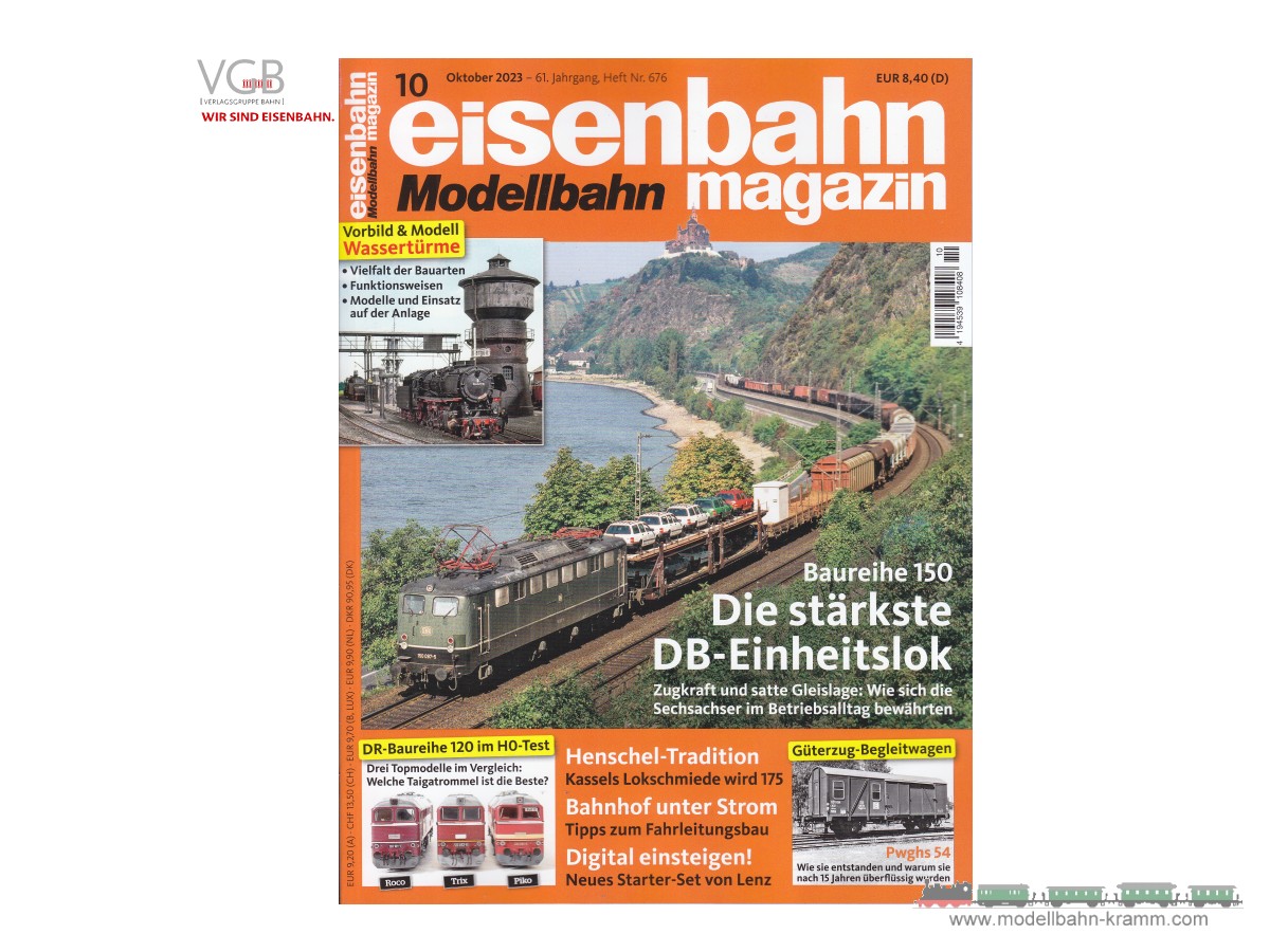 VGB Verlagsgruppe Bahn 009.23.1010, EAN 2000075447043: Eisenbahn Magazin 10/2023