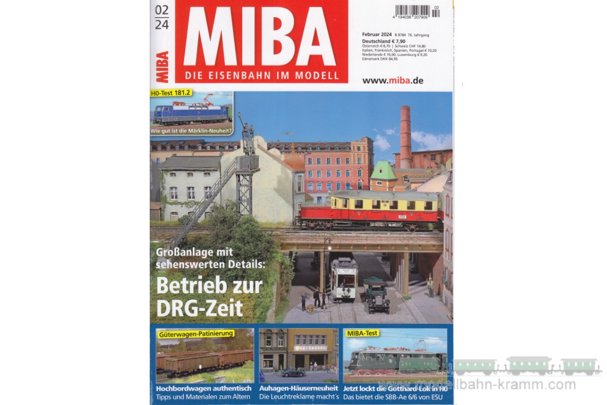 VGB Verlagsgruppe Bahn 558.24.1002, EAN 2000075579881: Miba     02/2024