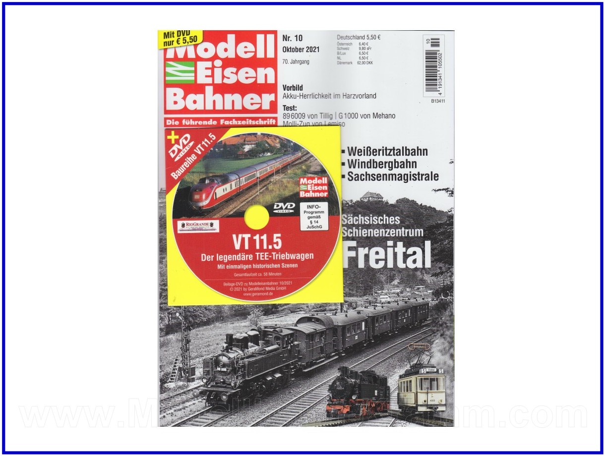 VGB Verlagsgruppe Bahn 655.21.1010, EAN 2000075227119: Modell Eisenbahner 10/2021