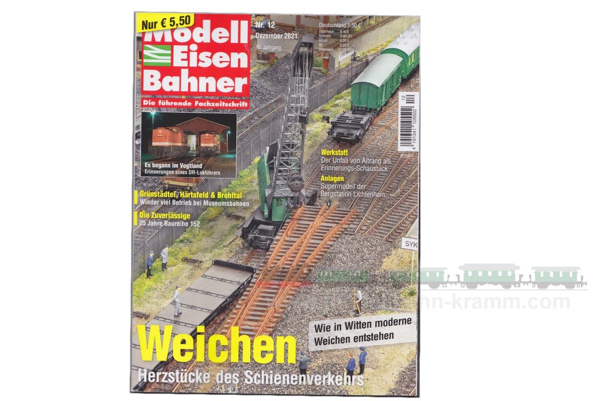 VGB Verlagsgruppe Bahn 655.21.1012, EAN 2000075227133: Modell Eisenbahner 12/2021