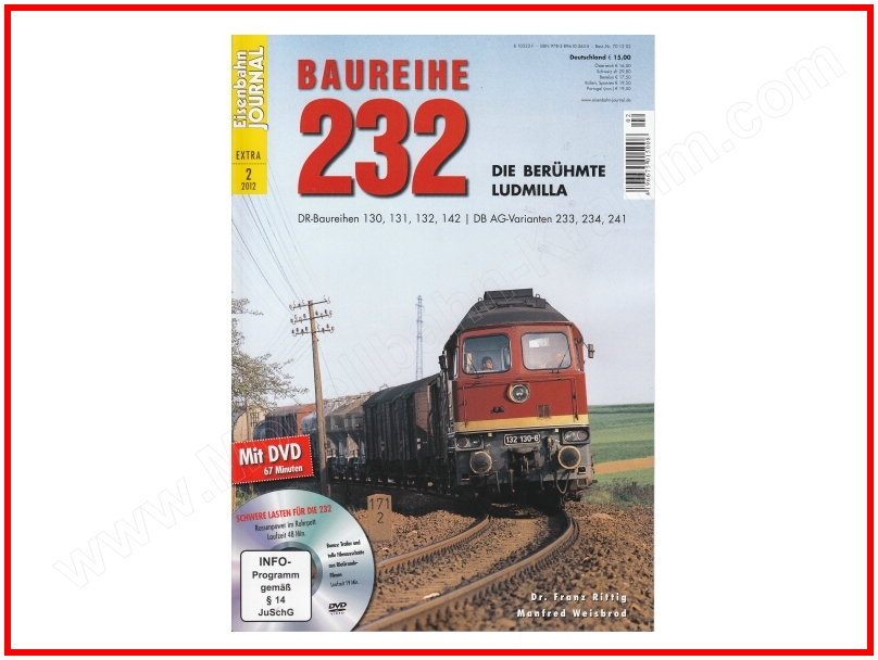 VGB Verlagsgruppe Bahn 701202, EAN 2000003592999: Die Baureihe 232