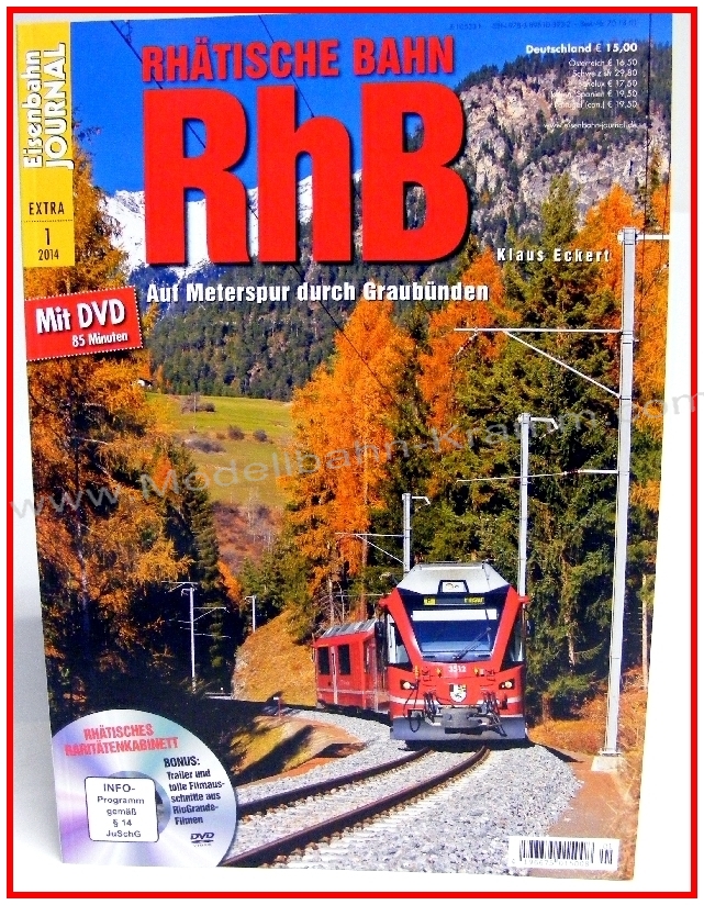 VGB Verlagsgruppe Bahn 701401, EAN 2000003751983: Räthische Bahn + DVD