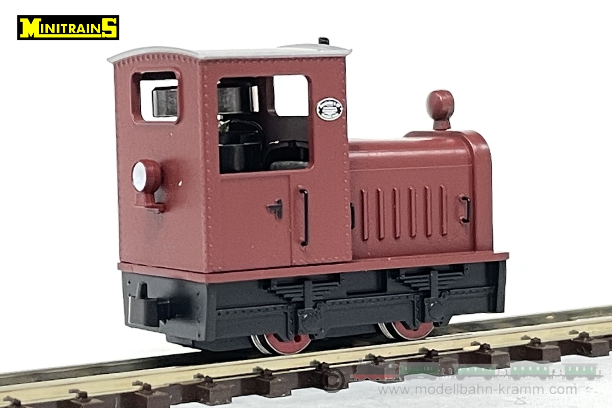 Minitrains 5012, EAN 4250906450126: H0e Diesellok Gmeinder rot