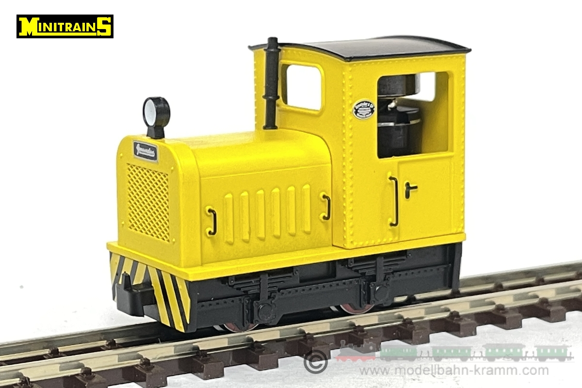 Minitrains 5015, EAN 4250906450157: H0e Diesellok Gmeinder gelb