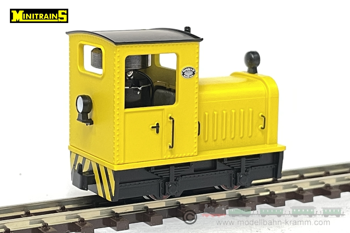 Minitrains 5015, EAN 4250906450157: H0e Diesellok Gmeinder gelb