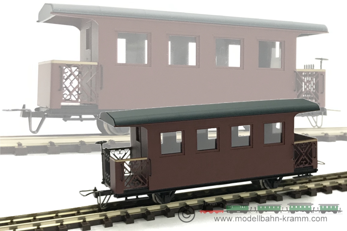 Minitrains 5194, EAN 4250906451949: H0e Personenwagen braun