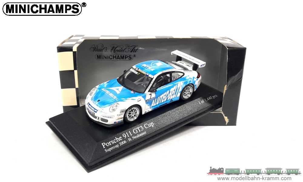 MiniChamps 400066407, EAN 4012138074552: Porsche 911 GT3 Cup´06, #7