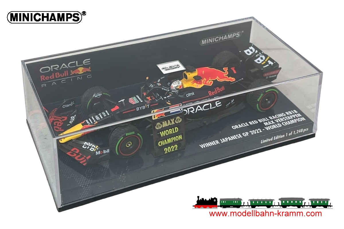 MiniChamps 410221801, EAN 4012138766648: NEU 1:43 Red Bull Racing RB18 Max Verstappen