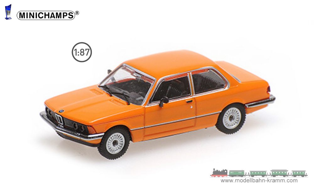 MiniChamps 870020001, EAN 4012138755024: BMW 323I (E21) 1975 orange
