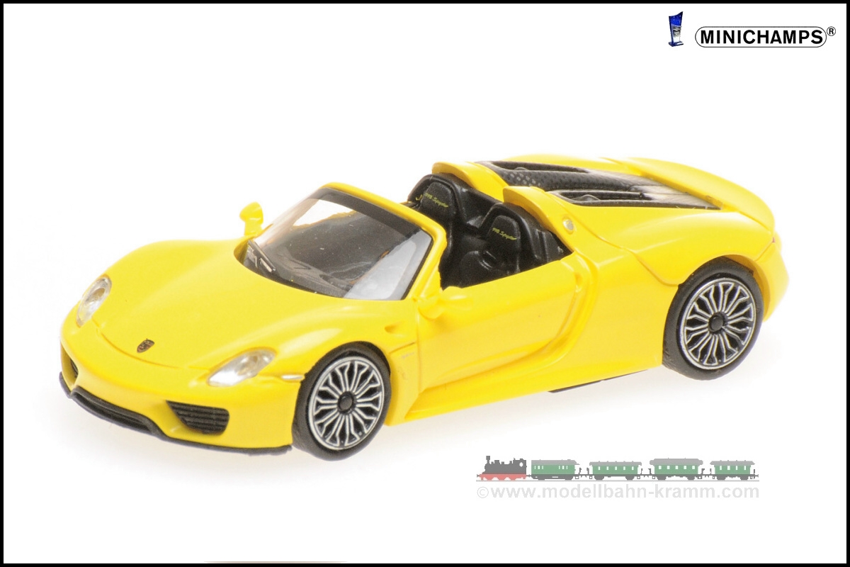 MiniChamps 870062131, EAN 4012138146051: Porsche 918 Spyder ´13 gelb