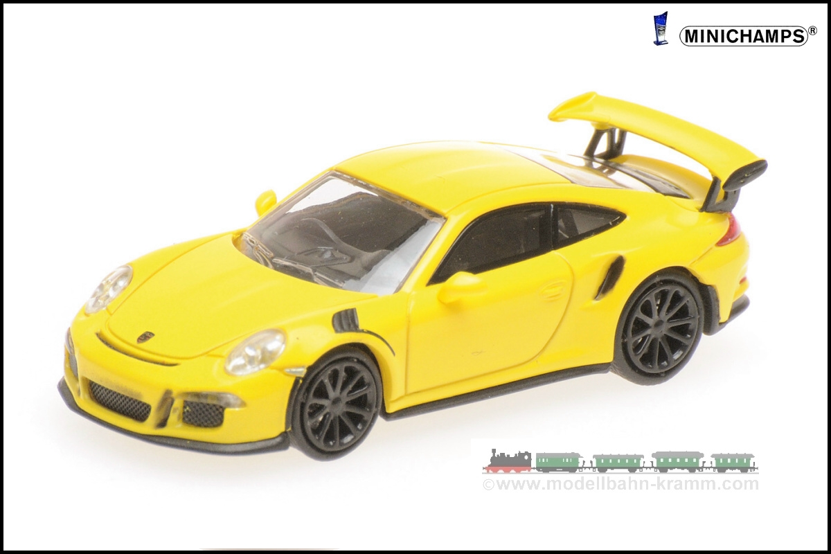 MiniChamps 870063222, EAN 4012138146006: Porsche 911GT3RS´13racinggelb