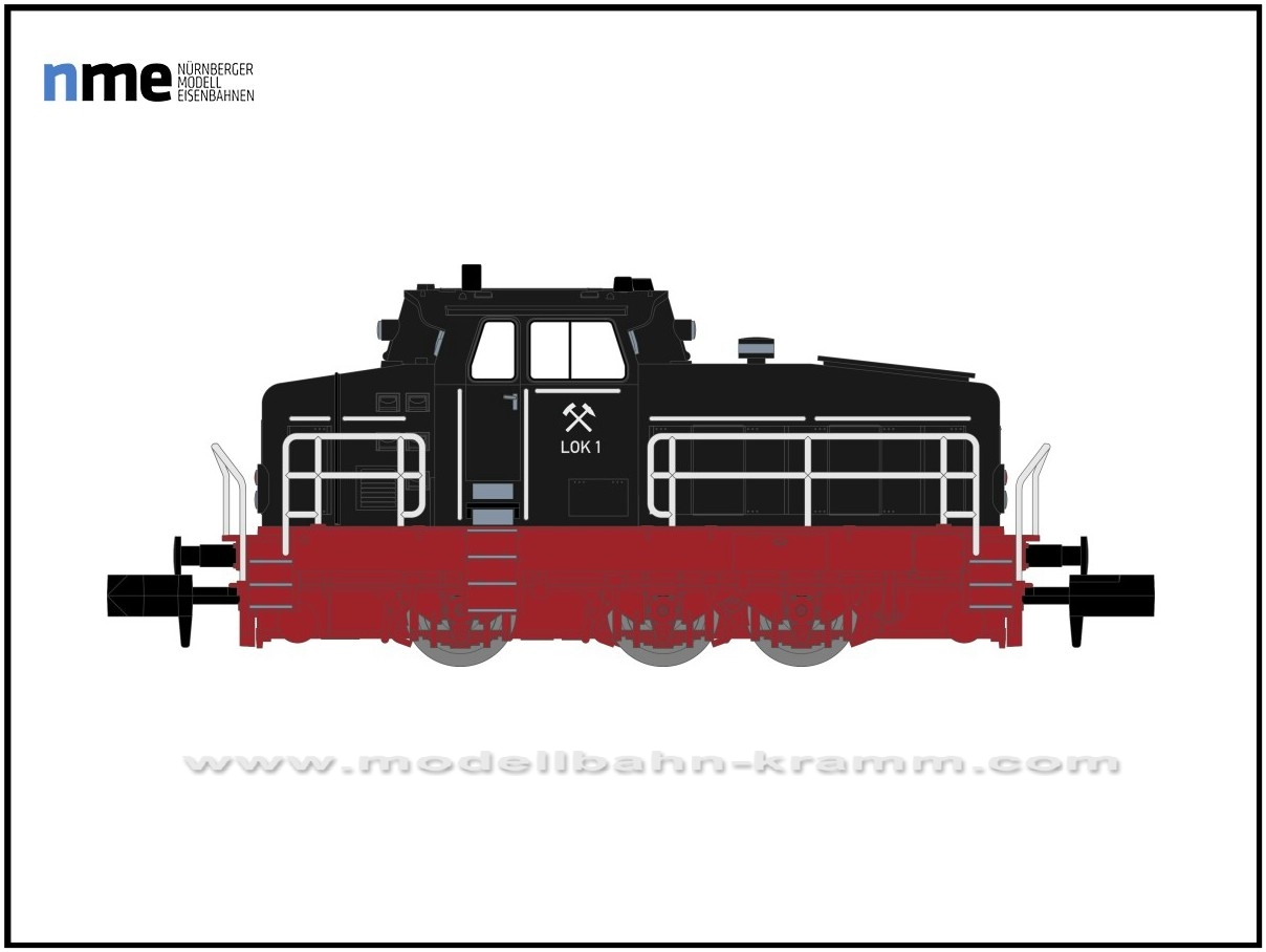 NME Nürnberger Modell-Eisenbahn 123302, EAN 4251921800019: N digital Rangierdiesellok DHG 700 C