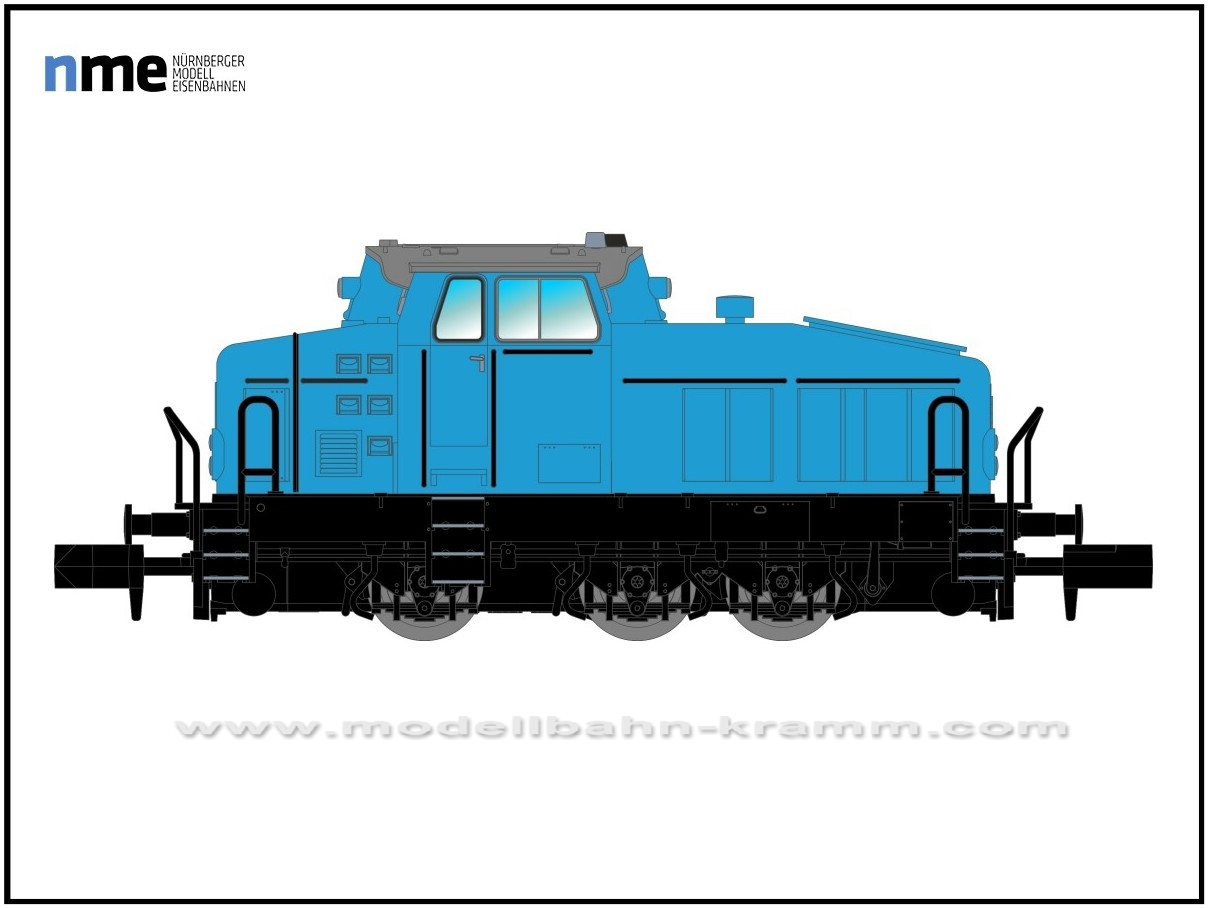 NME Nürnberger Modell-Eisenbahn 123303, EAN 4251921800026: N digital Rangierdiesellok DHG 500 C