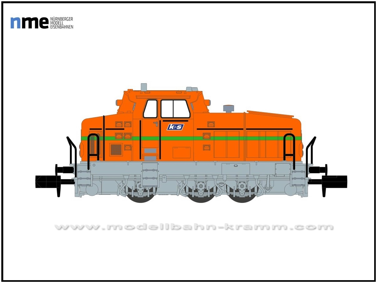 NME Nürnberger Modell-Eisenbahn 123603, EAN 4251921800064: N digital Rangierdiesellok DHG 500 C