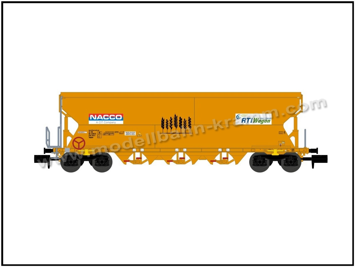 NME Nürnberger Modell-Eisenbahn 211630, EAN 4260365914145: N Getreidesilowagen Nacco-RTI