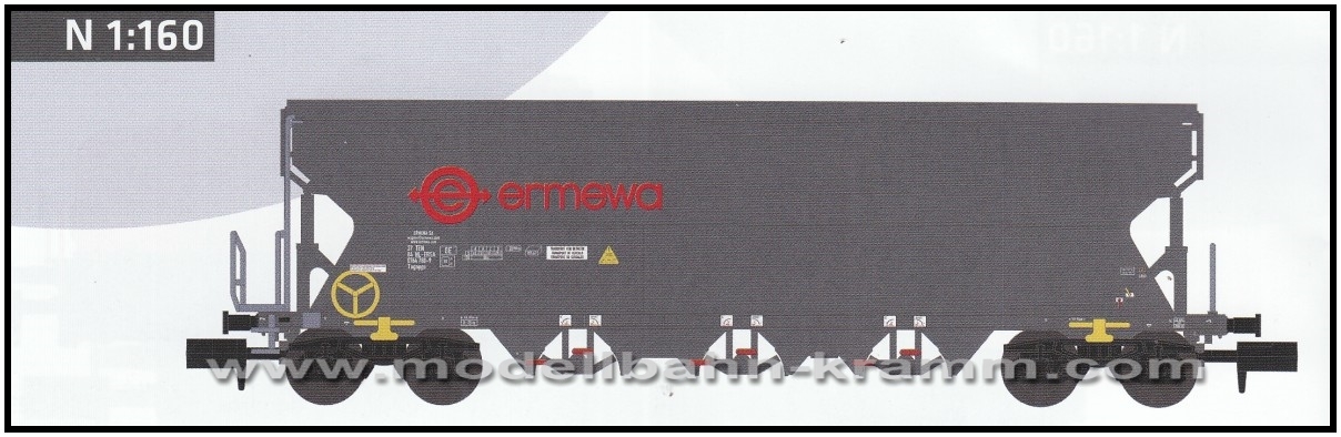 NME Nürnberger Modell-Eisenbahn 212622, EAN 4260365917900: N Getreidewagen Ermewa