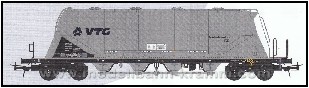 NME Nürnberger Modell-Eisenbahn 503663, EAN 4260365914206: H0 AC Staubsilowagen sb.VTG