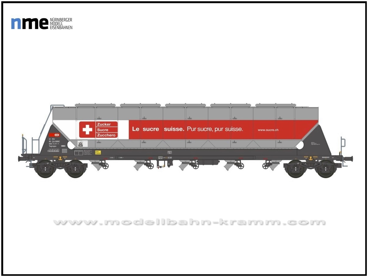 NME Nürnberger Modell-Eisenbahn 510688, EAN 4260365915883: H0 AC Getreidewagen Tagnpps 96,5m³