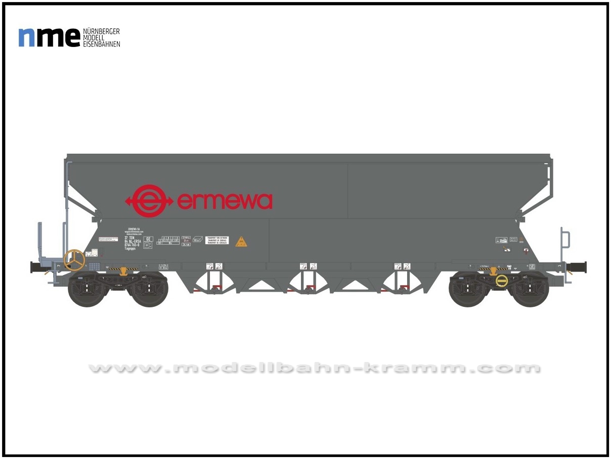 NME Nürnberger Modell-Eisenbahn 512676, EAN 4251921800460: H0 AC Getreidewagen Tagnpps 101m³