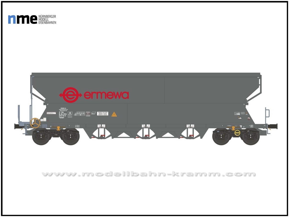 NME Nürnberger Modell-Eisenbahn 512680, EAN 4251921800507: H0 AC Getreidewagen Tagnpps 101m³