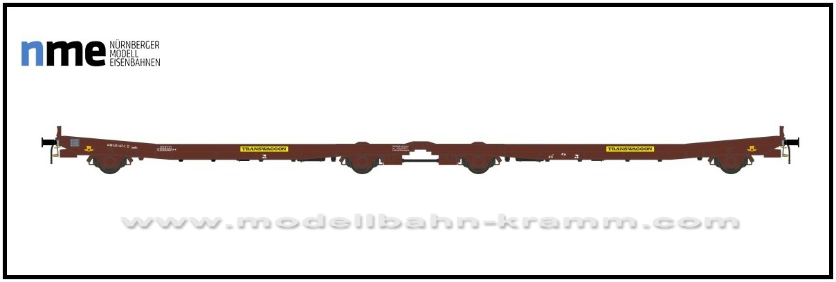 NME Nürnberger Modell-Eisenbahn 531401, EAN 4260365919706: H0 DC Flachwageneinheit Laadks