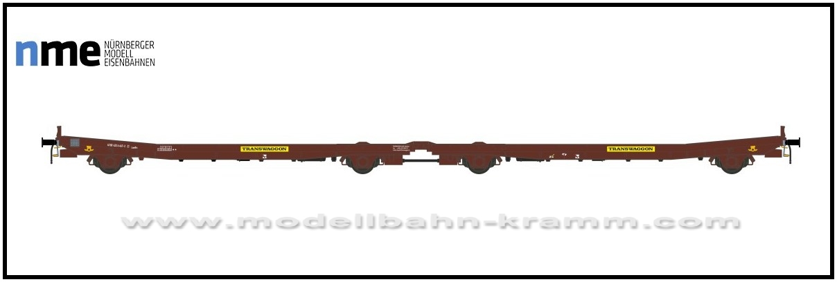 NME Nürnberger Modell-Eisenbahn 531402, EAN 4260365919713: H0 DC Flachwageneinheit Laadks