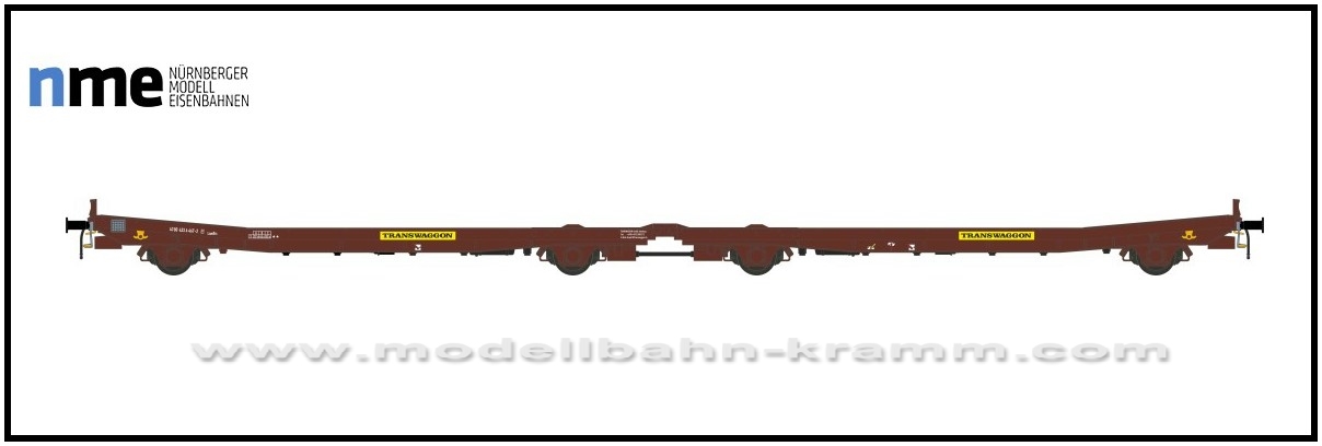 NME Nürnberger Modell-Eisenbahn 531403, EAN 4260365919720: H0 DC Flachwageneinheit Laadks