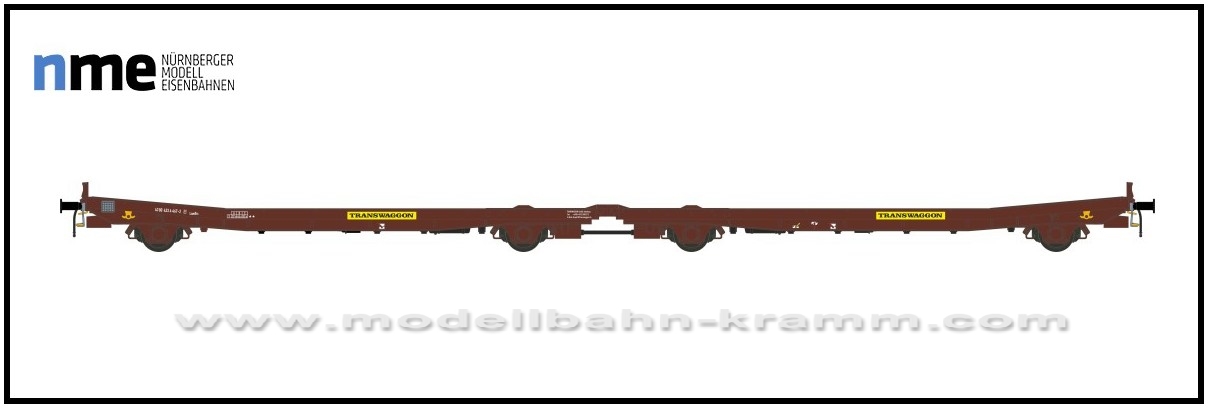 NME Nürnberger Modell-Eisenbahn 531454, EAN 4260365919799: H0 AC Flachwageneinheit Laadks