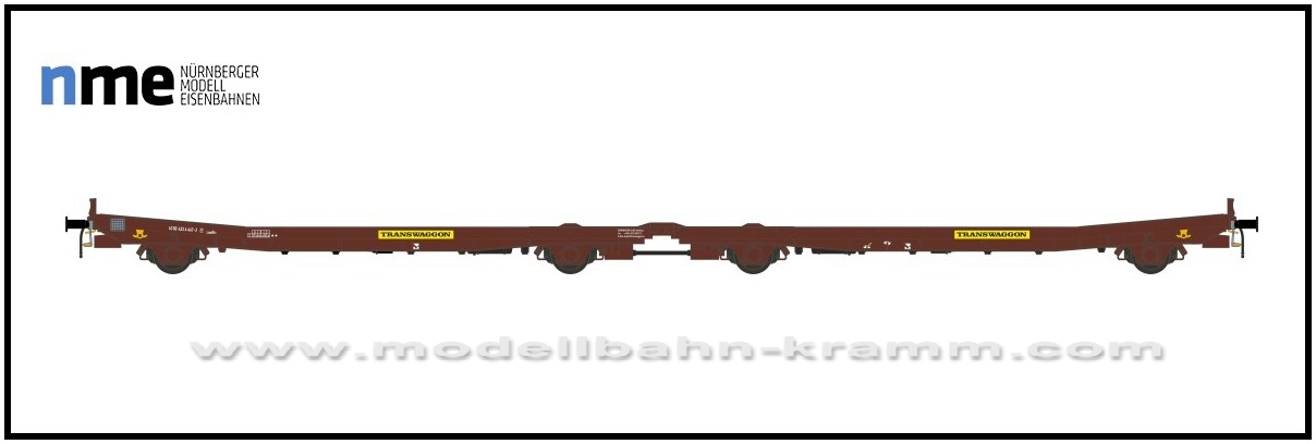 NME Nürnberger Modell-Eisenbahn 531455, EAN 4260365919805: H0 AC Flachwageneinheit Laadks