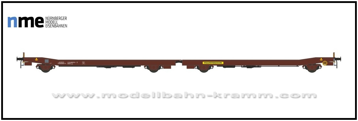 NME Nürnberger Modell-Eisenbahn 532402, EAN 4260365919850: H0 DC Flachwageneinheit Laaps