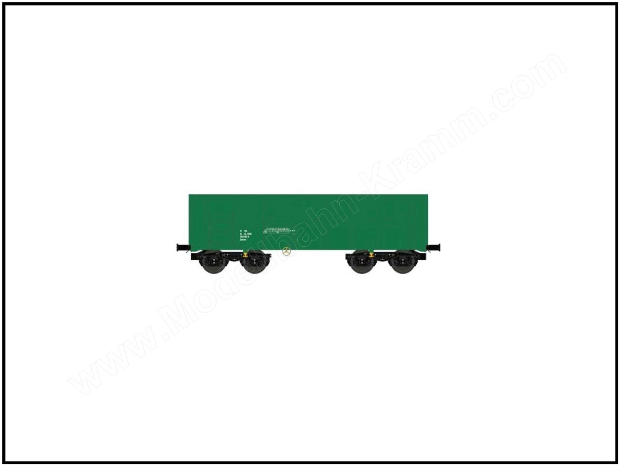Gondola Eamnos On Rail, green, without logo, era V