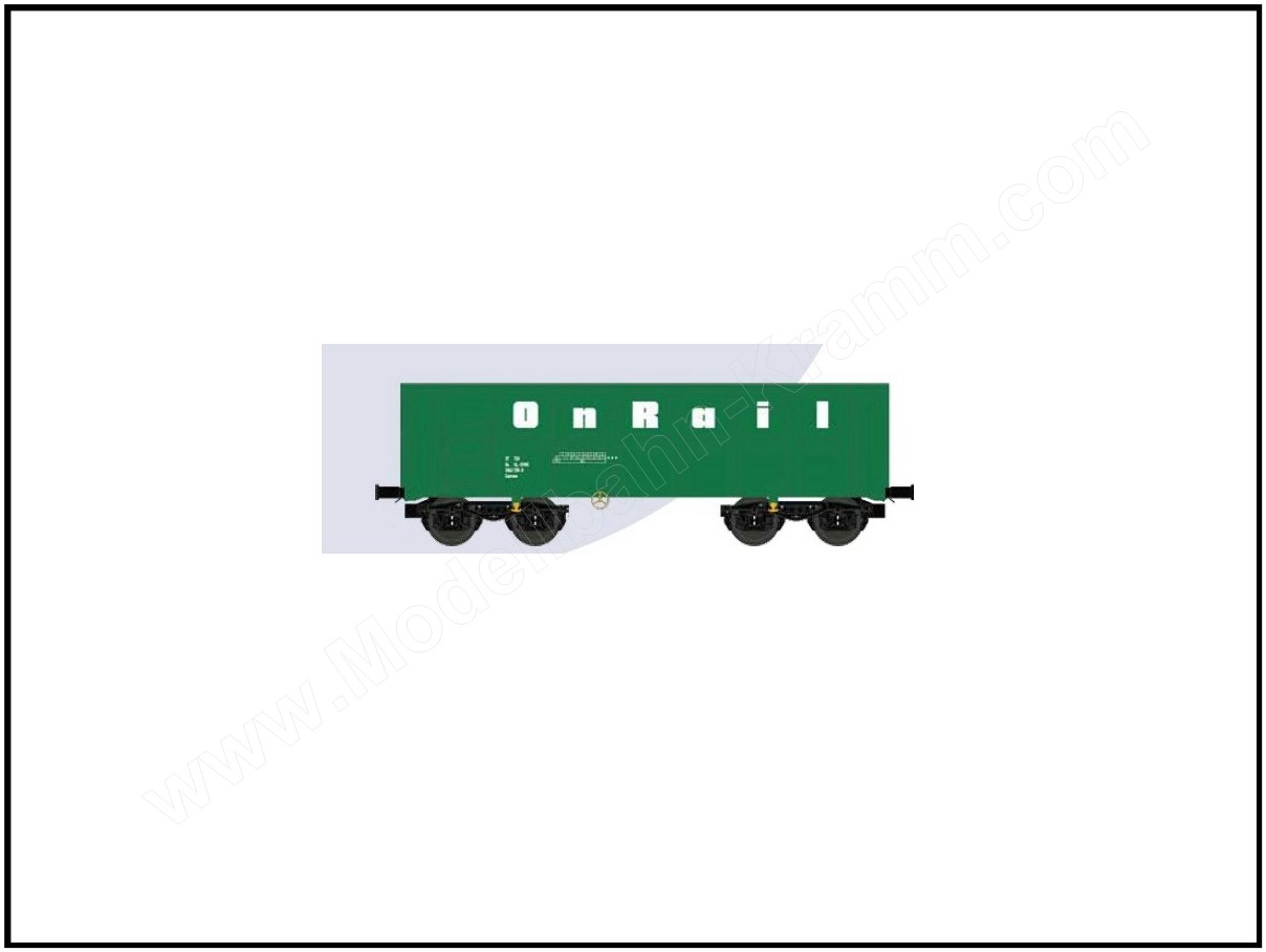 NME Nürnberger Modell-Eisenbahn 540650, EAN 4260365917467: H0 AC Offener Güterwagen On Rail