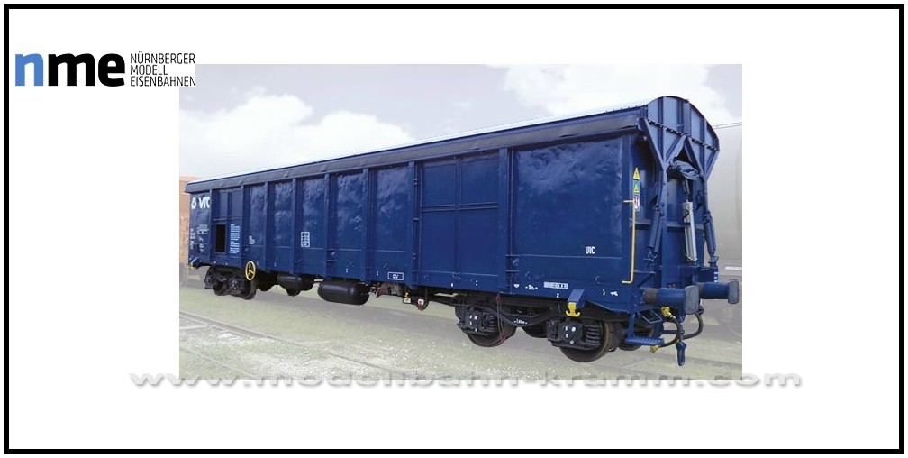 NME Nürnberger Modell-Eisenbahn 551655, EAN 4260365912387: H0 AC Güterwagen mit Schwenkdach