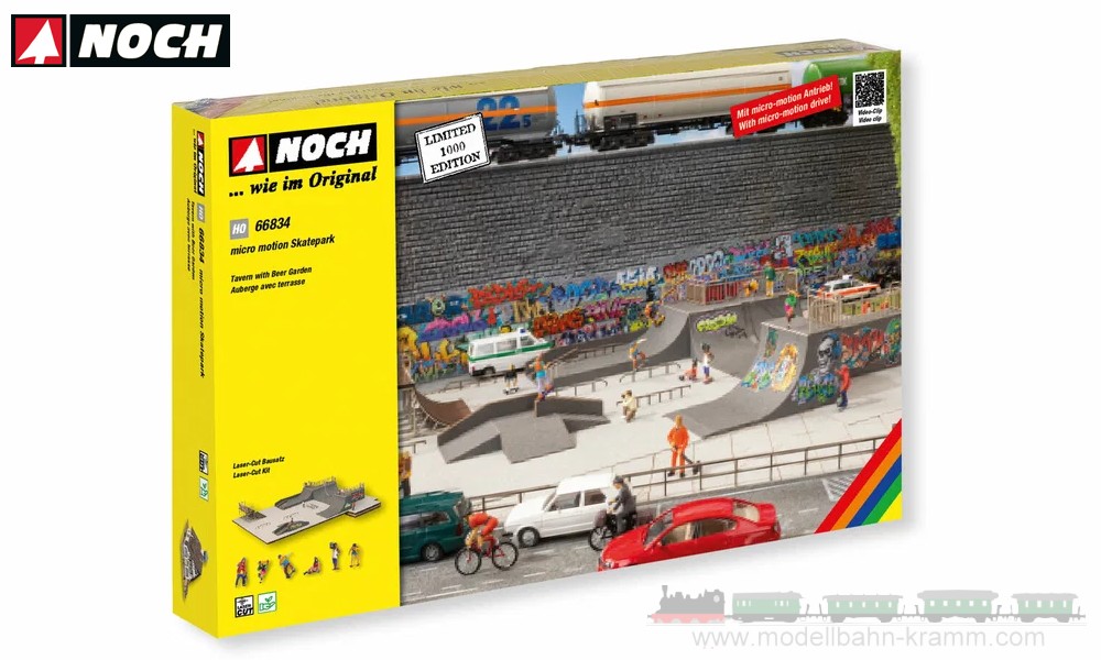 Noch 66834, EAN 4007246668342: H0 micro-motion Skatepark