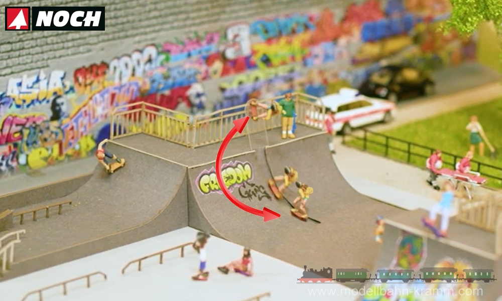Noch 66834, EAN 4007246668342: H0 micro-motion Skatepark