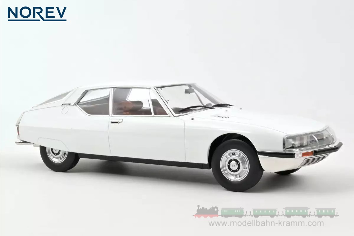 Norev 121701, EAN 2000075524737: 1:12 Citroën SM 1970 White - Genova Presentation Version