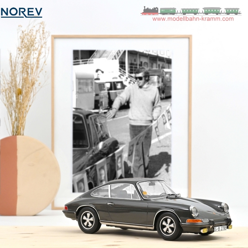 Norev 127513, EAN 2000075637611: 1:12 Porsche 911S 1972 schiefergrau