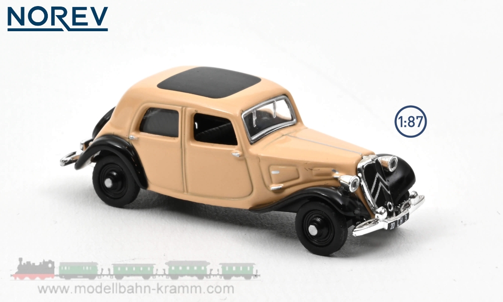 Norev 153007, EAN 3551091530077: 1:87 Citroën 7A 1934 beige/schwarz