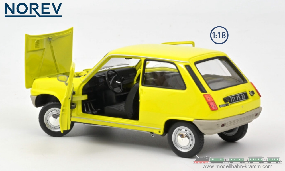 Norev 185173, EAN 3551091851738: 1:18 Renault 5 1974 - Yellow