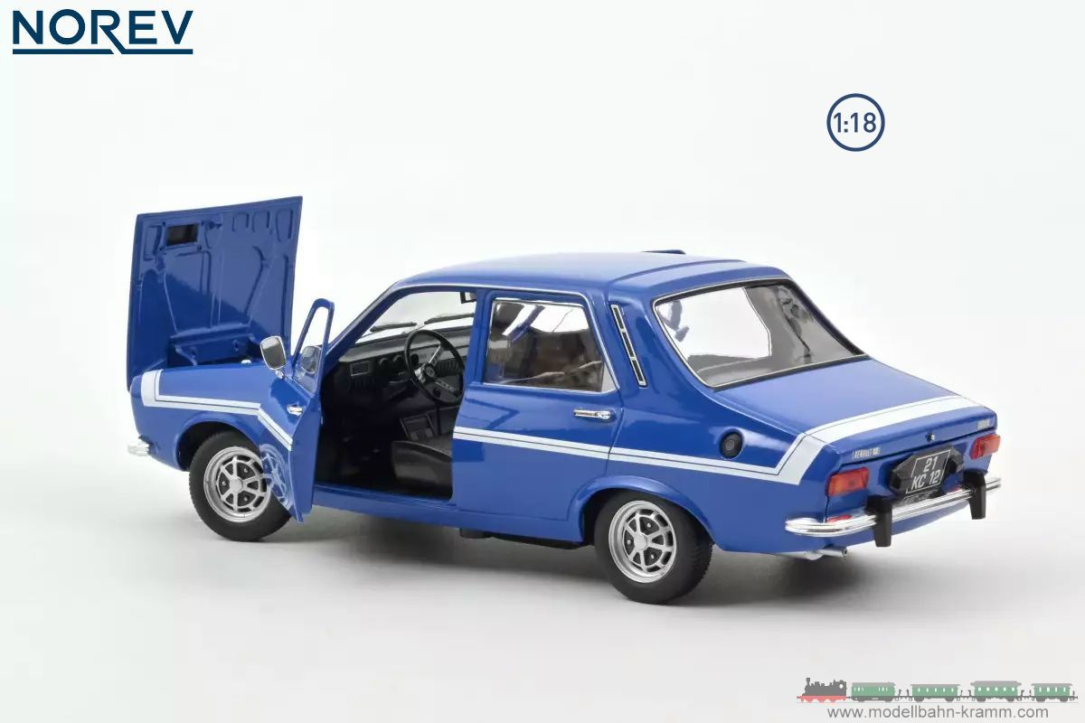 Norev 185210, EAN 3551091852100: 1:18 Renault 12 Gordini 1971 blau